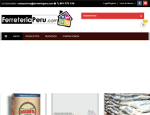 Tablet Screenshot of ferreteriaperu.com